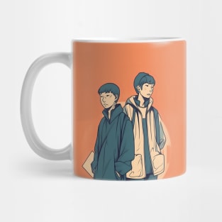 Two Asian Stylish Man Mug